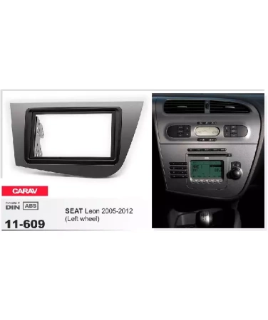 Переходная рамка CARAV 11-609 SEAT Leon 2005-2012 / только для а/м с рулем слева