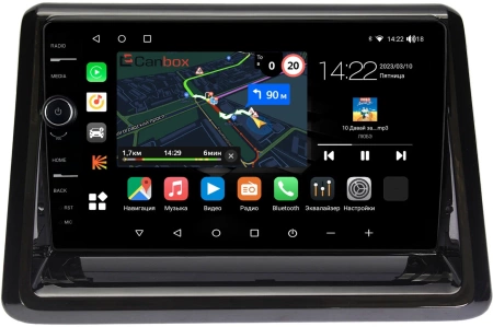 Штатная магнитола Canbox M-Line 7840-9194 для Toyota Esquire, Noah 3 (R80), Voxy 3 (R80) 2014-2022 на Android 10 (4G-SIM, 2/32, DSP, QLed)