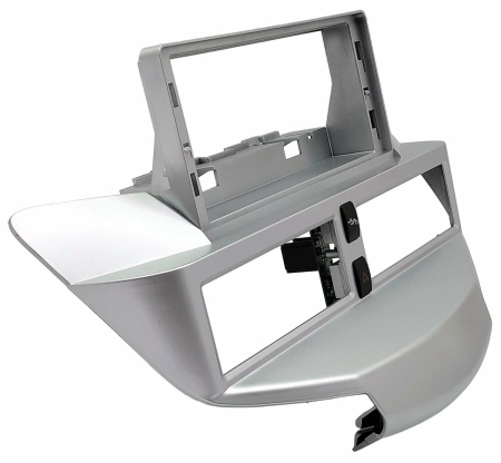 Штатная магнитола Ford Fiesta (Mk6) 2008-2019 (серебристая) 12.3 дюйма Canbox M-Line 7711-0031 на Android 10 (4G-SIM, 4/64, DSP, QLed) Audi Style