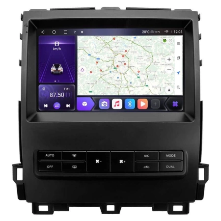 Carmedia SF-9696-2-PH-9009-12256-TS20 штатная магнитола для Toyota Land Cruiser Prado 120, Lexus GX 470 (2002-2009) на Android 13 c 12GB, DSP, 4G