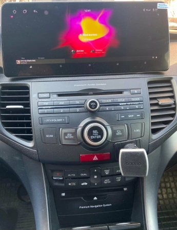 Штатная магнитола Honda Accord 8 2007-2015 12.3 дюйма Canbox PRO-Line 4332-0299 на Android 13 (4G-SIM, 8/256, DSP, QLed) BMW Style