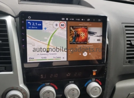 Штатная магнитола Toyota Sequoia 2, Tundra 2 2007-2022 Canbox M-Line 2K 4176-1062 на Android 10 (4G-SIM, 2/32, DSP, QLed) (без усилителя JBL)