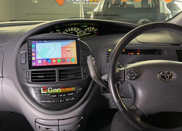Штатная магнитола Canbox BGTR9-9300 для Toyota Estima 2 2000-2006 (правый руль) на Android 10 (IPS, DSP, CarPlay)