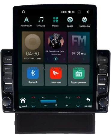 Штатная магнитола Canbox H-Line 5611-9384 для Nissan AD 3 2006-2024 на Android 10 (4G-SIM, 4/32, DSP, QLed, Tesla)