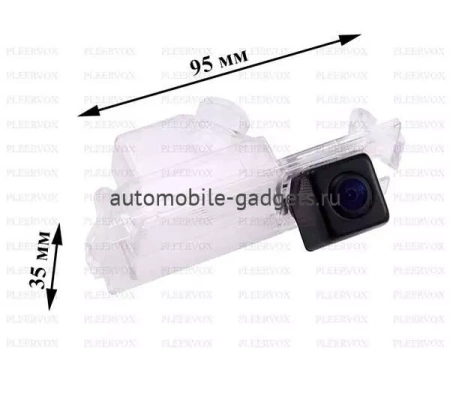 CCD штатная камера заднего вида Pleervox PLV-AVG-HYN08 для Hyundai Accent (2010+), i30 2012+ (Sedan, Hatchback), Solaris (2010-2017) Hatchback, Kia Cee'd 2007+, Rio III (Hatchback) 2011-2017