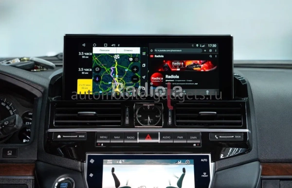 Radiola RDL-LC200H 106 монитор 12,3" для Toyota Land Cruiser 200 2015+ на Android 14 c 8GB, 4G