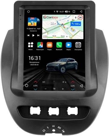 Citroen C1 2005-2014 Canbox M-Line (Tesla style) 9.7 дюймов 2/32 5620-1312-100 на Android 10 (4G-SIM, DSP, QLed)