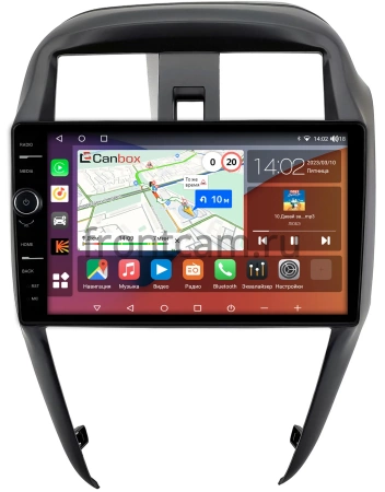 Nissan Sunny (N17) 2011-2024 Canbox H-Line 7852-10-2238 на Android 10 (4G-SIM, 4/32, DSP, QLed)