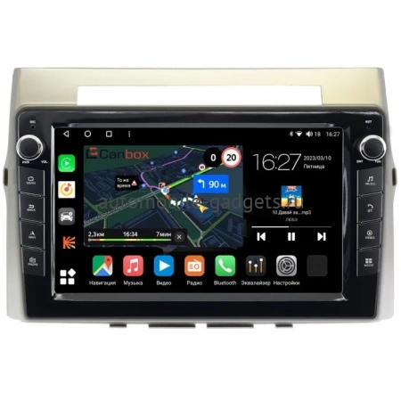 Штатная магнитола Canbox M-Line 7821-9325 для Toyota Corolla Verso 2004-2009 на Android 10 (4G-SIM, 2/32, DSP, IPS) С крутилками