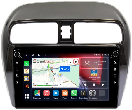 Mitsubishi Mirage 6 2012-2024 Canbox M-Line 7801-9-129 на Android 10 (4G-SIM, 2/32, DSP, IPS) С крутилками