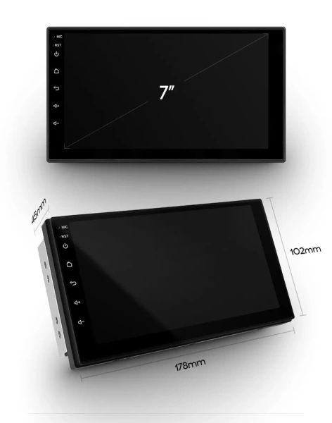 FarCar S500 (TM832) Универсальная магнитола 2Din на Android 14 c 2GB, DSP, 4G