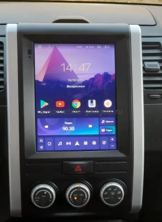 Штатное головное устройство Nissan X-Trail II (T31) 2007-2014 (Тип A) Canbox H-Line (Tesla style) 9.7 дюймов 4/32 5621-1312-17 на Android 10 (4G-SIM, DSP, QLed)