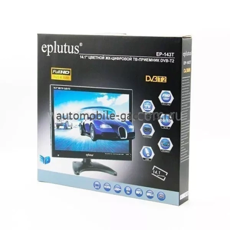 Eplutus EP-143T телевизор с цифровым тюнером DVB-T2 14.1“