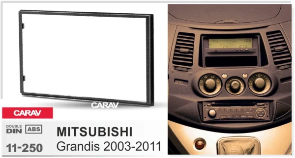 Магнитола в штатное место 2 din Mitsubishi Grandis 2003-2011 Canbox H-Line 5514-RP-11-250-366 на Android 10 (4G-SIM, 6/128, DSP, IPS)