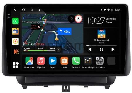 Штатная магнитола Ford Courier 2018-2024 Canbox M-Line 2K 4177-9-1794 на Android 10 (4G-SIM, 2/32, DSP, QLed)