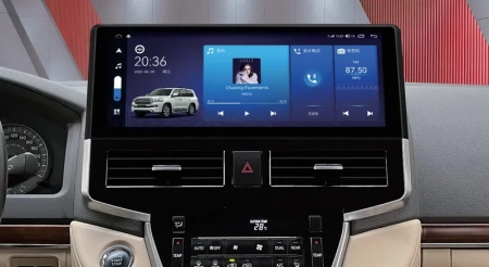 Carmedia HP-T1502 монитор 15" для Toyota Land Cruiser 200 2016-2021 (поддержка JBL и камер 360) на Android 12, 6/128Гб, DSP, 4G