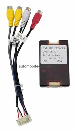 Штатная магнитола Toyota Land Cruiser 200 2007-2009 (матовая, Тип C, can LZ) Canbox EVO 2K 5817-10-2570 на Android 14 (4G-SIM, 4/64, DSP, QLed, AI, 360)