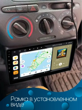 Штатная магнитола Canbox H-Line 3792-9294 для Toyota Vitz (P10) 1999-2005 на Android 10 (4G-SIM, 4/64, DSP, QLed)