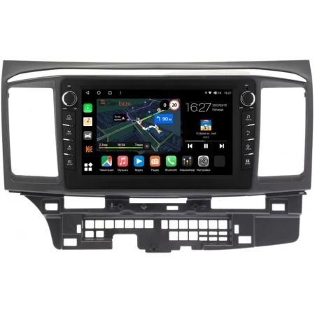 Штатная магнитола Mitsubishi Lancer 10 2007-2017 Canbox M-Line 7831-9-MI113N на Android 10 (4G-SIM, 2/32, DSP, IPS) С крутилками