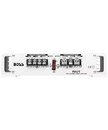 Влагозащищённый усилитель Boss Audio Marine MR1002 (2x200 Вт., класс A/B)