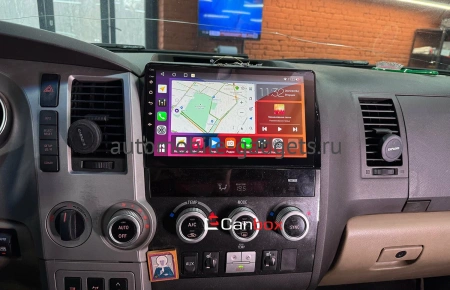 Штатная магнитола Toyota Sequoia 2, Tundra 2 2007-2022 Canbox GTR10-1055 4/64 на Android 10 (с усилителем JBL) (IPS, DSP, CarPlay)