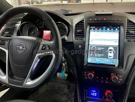 CarMedia ZF-1069-Q6 ("Тесла-стиль") штатная магнитола для Buick Regal, Opel Insignia (2009-2013) на Android 11 с 8GB, DSP, 4G