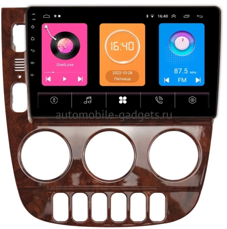 Mercedes ML-klasse (W163) 1997-2005 дерево (для авто с климат-контролем) OEM RK9-1157 на Android 10 (CarPlay, AHD, 1/32)