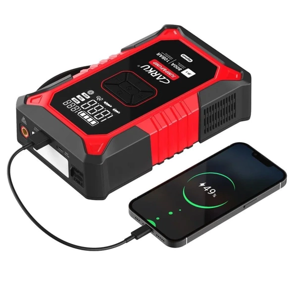 Пуско-зарядное устройство с компрессором CARKU JP-1 12000 мАч