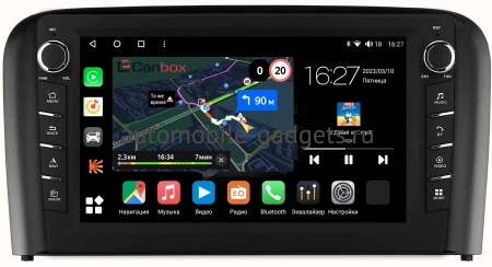 Volvo S80 1998-2006 Canbox M-Line 7831-9319 на Android 10 (4G-SIM, 2/32, DSP, IPS) С крутилками