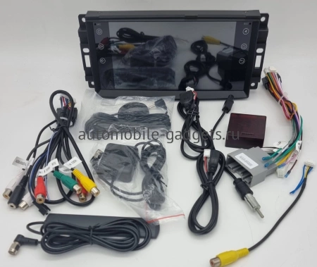 Штатная магнитола Jeep Commander, Compass, Grand Cherokee, Liberty, Wrangler Canbox H-Line 7707 4/32 на Android 10 (4G-SIM, DSP, IPS)