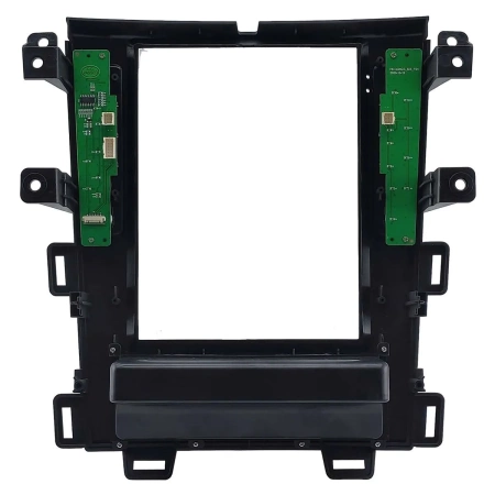 Штатное головное устройство Ford Edge 2013-2015 (коричневая) Canbox M-Line (Tesla style) 9.7 дюймов 4/64 5622-1312-247 на Android 10 (4G-SIM, DSP, QLed)