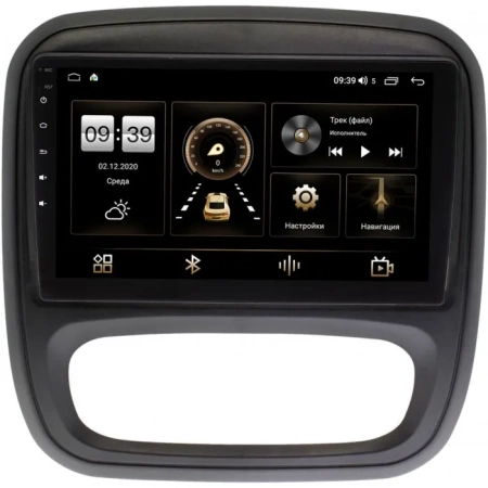 Штатная магнитола Renault Trafic 3 2014-2021 Canbox M-Line 5610-9-RE053N на Android 10 (4G-SIM, 2/32, DSP, QLed, Tesla)