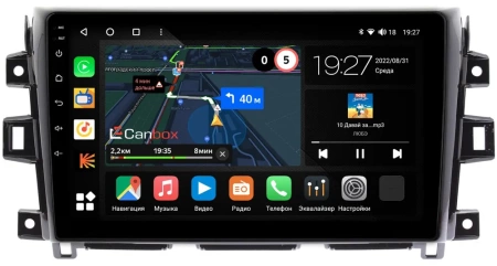 Штатная магнитола Canbox M-Line 4543-10-1116 для Nissan Navara (Frontier) 4 (D23) 2014-2024 на Android 10 (4G-SIM, 2/32, DSP, QLed)