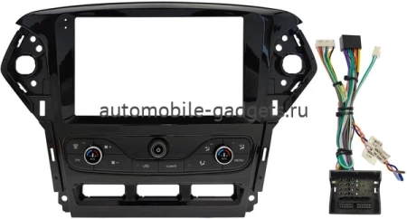 Штатная магнитола Ford Mondeo 4 2010-2014 (Тип 1, с климат-контролем) Canbox L-Line 4169-9-5428 на Android 10 (4G-SIM, 2/32, TS18, DSP, QLed)