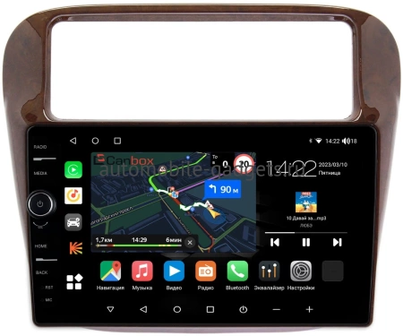 Штатная магнитола Canbox M-Line 7840-9-291 для Honda Odyssey 1994-1999 (дерево / глянец) на Android 10 (4G-SIM, 2/32, DSP, QLed)