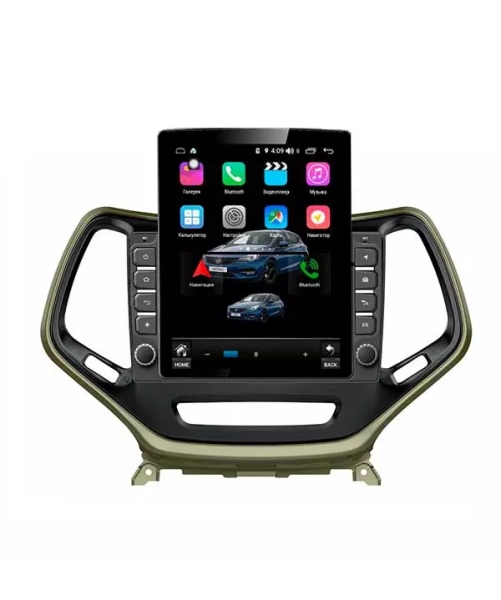 Carmedia OL-1253-12-D ("Тесла-стиль") магнитола для Jeep Cherokee 2013+ на Android 10 с 4Гб  и DSP