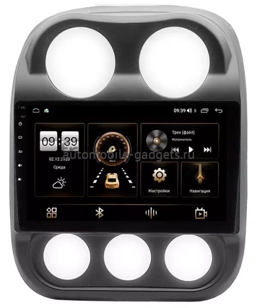 Jeep Compass, Liberty (Patriot) 2009-2016 Canbox L-Line 4168-10-810 на Android 10 (4G-SIM, 3/32, TS18, DSP, QLed)