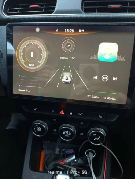 Штатная магнитола Canbox PRO-Line 2K 4255-10-1470 для Renault Arkana, Duster 2, Master 2019-2024 на Android 13 (4G-SIM, 12/256, DSP, QLed)