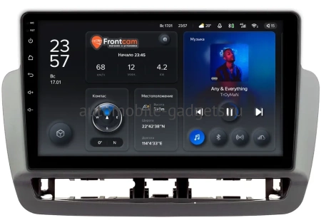 Штатное головное устройство Seat Ibiza 4 2012-2015 (серая) Teyes X1 WIFI 2/32 9 дюймов RM-9-0017 на Android 8.1 (DSP, IPS, AHD)