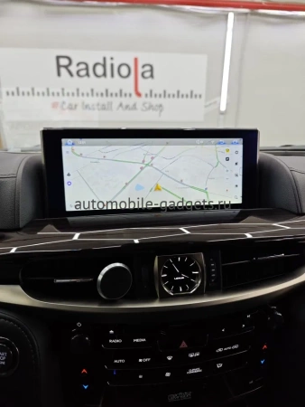 Radiola RDL-LEX-LX16 монитор 12.3" для Lexus LX570 2016+ и LX450d на Android 13, 8/128GB, CarPlay, 4G
