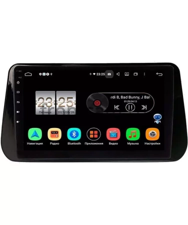 Штатная магнитола OEM PX610-1309 для Hyundai Santa Fe 4 2020-2023 на Android 10 (4/64, DSP, IPS)