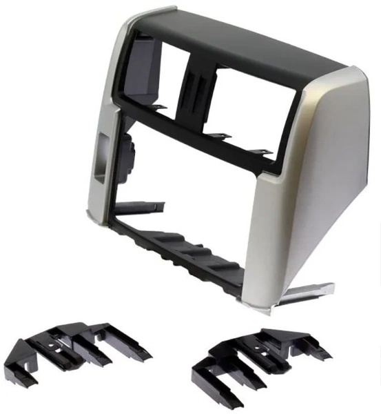 Магнитола в штатное место 2 din Toyota LC Prado 150 2009-2013 (серебро) OEM на Android 10 (CarPlay, AHD, 1/32) (RK7-RP-TYLP15X-236)