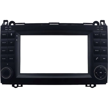 Mercedes A-klasse (W169), B-klasse (W245), Vito 2 (W639), Vito 3 (W447), Viano (W639) 2006-2018 (Вид 2, оранжевая подсветка клавиш) Canbox 1.5/32 на Android 10 (RS7-RP-6500-503) (IPS, DSP, CarPlay)