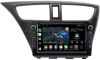 Honda Civic 9 5D 2011-2015 (левый руль, хэтчбэк) Canbox M-Line 7821-9-0108 Android 10 (4G-SIM, 2/32, DSP, IPS) С крутилками