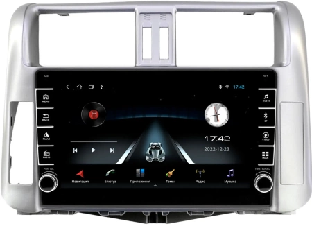 Toyota Land Cruiser Prado 150 2009-2013 (серебристая, для авто с усилителем) Canbox BGT9-9003 2/32 Android 10 (IPS, DSP, CarPlay)