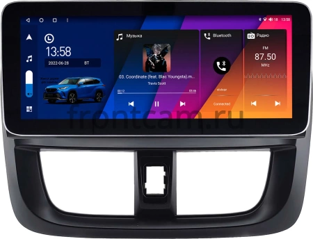 Штатная магнитола Toyota Vios 3, Yaris 3 (XP150) 2017-2022 12.3 дюйма Canbox M-Line 7812-2636 на Android 10 (4G-SIM, 4/64, DSP, QLed) BMW Style