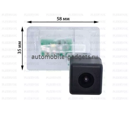 Штатная камера заднего вида Pleervox PLV-CAM-MZ04 для Mazda CX-5 2017+