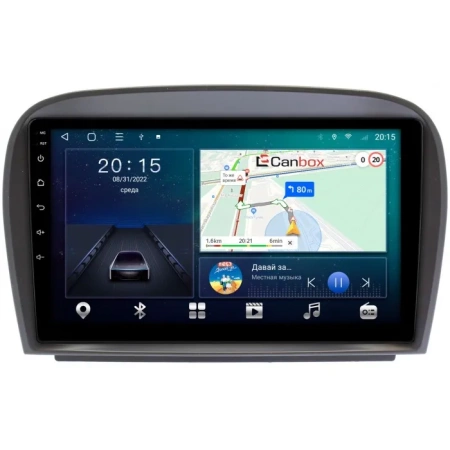 Mercedes-Benz SL (R230) 2006-2011 Canbox L-Line 4169-9403 на Android 10 (4G-SIM, 2/32, TS18, DSP, QLed)