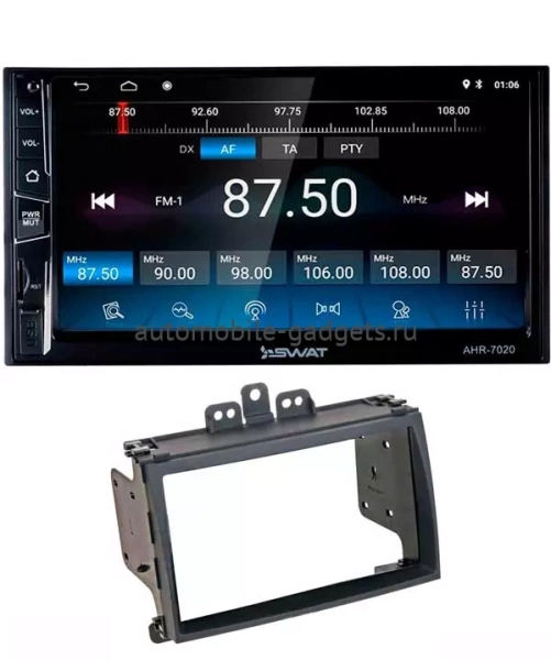 SWAT AHR-7020-RHY-N12 Установочный комплект для Hyundai i20 (2008-2012) на Android 8.1 c 2 GB оперативной памяти и встроенным DSP процессором