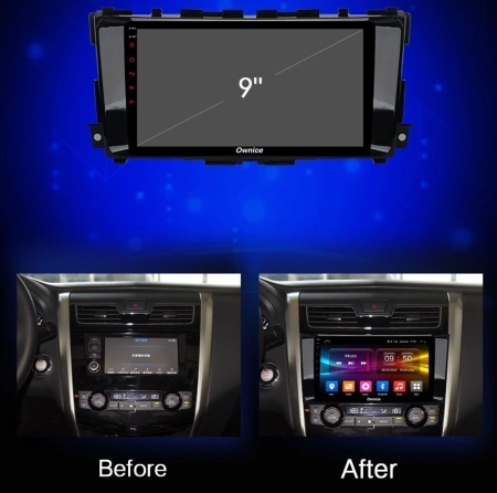 Carmedia OL-9665-KP-9009-6128-TS20 штатная магнитола для Nissan Teana 3 (J33) 2014-2020, Altima 5 (L33) 2012-2018 на Android 13 c 6GB, DSP, 4G